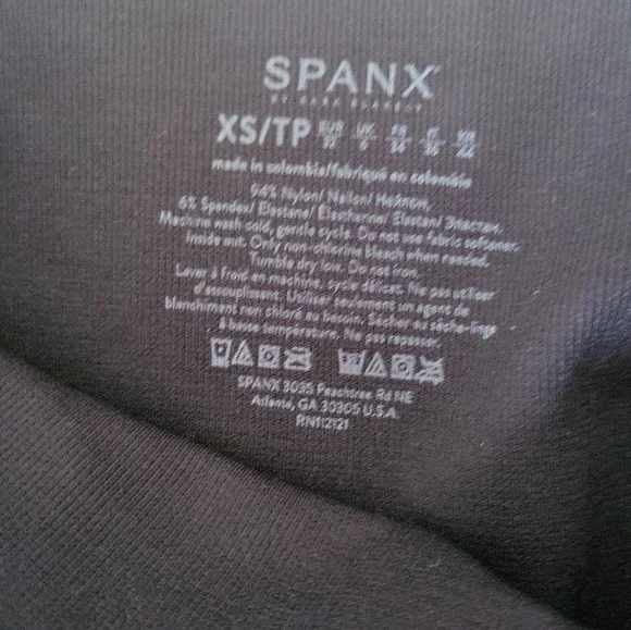 NWT Spanx Lamn Biker Short Very Black #50180R  / Shapewear/ Athleticwear - Picture 7 of 9